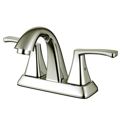 Centerset 2-handle Bathroom Faucet with Drain Assembly