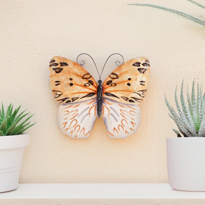 Décoration murale papillon miel