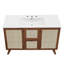 Meuble-lavabo sur pied simple 48 po avec plateau en bois manufacturé Modway Soma-93249778-93249779