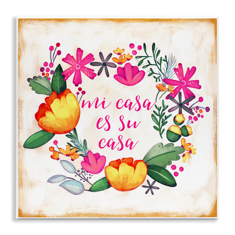 «Floral My House Your House», art mural espagnol par Josefina