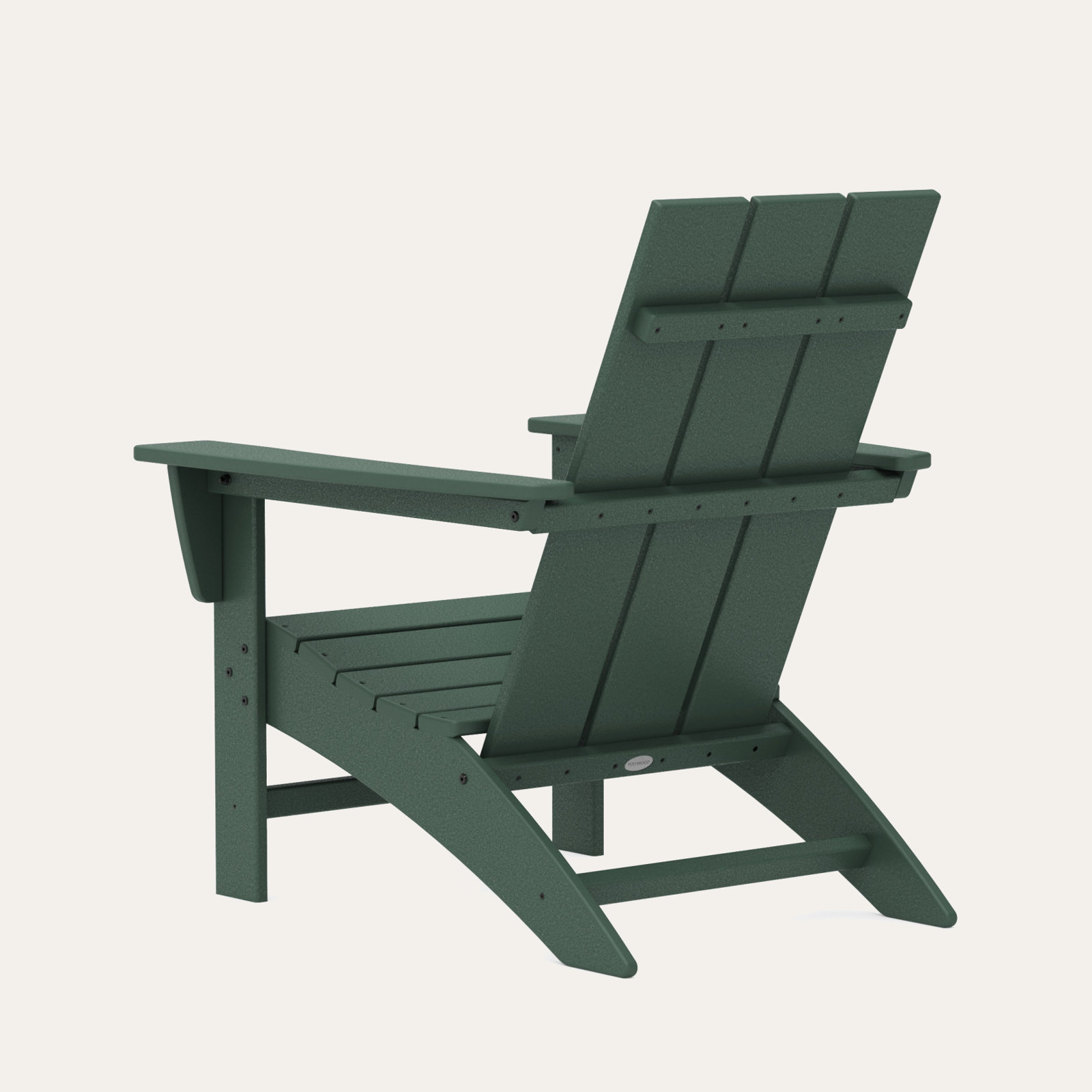 POLYWOOD Modern Adirondack Chair, Green