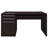 Halston Cappuccino 3-Drawer Office Computer Desk