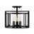 Vadim Glass Semi Flush Mount