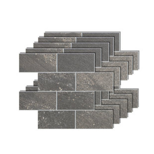 12'' W x 12'' L Vinyl Peel and Stick Subway Tile