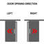 Frameless Glass Sliding Barn Door with Frosted Modern Design + Hardware Kit (Semi-Private)-46498599-46498633