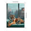 «Graceful Tiger in New York» par Michael Schauer, reproduction d'art sur toile encadrée-299110733-299110732