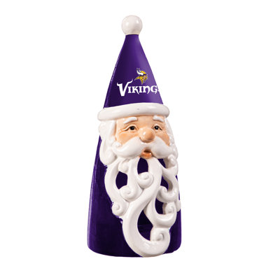 Minnesota Vikings Santa LED Statuary, 8"