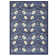 Floral Machine Washable Rug Non-Slip Oriental Floor Cover, Foldable Low Pile Indoor Mat for Kitchen, Office, Living Room