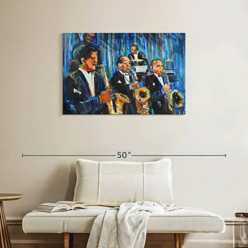 Abarca Horn Section, 24" H x 36" W