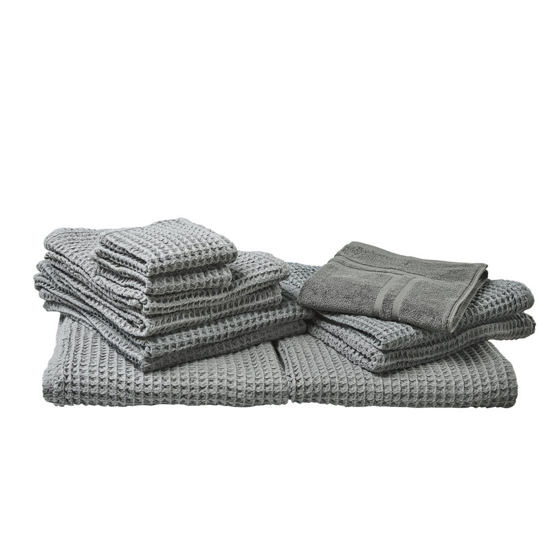 Amill Lightweight Waffle Mulit-Size Set, Grey