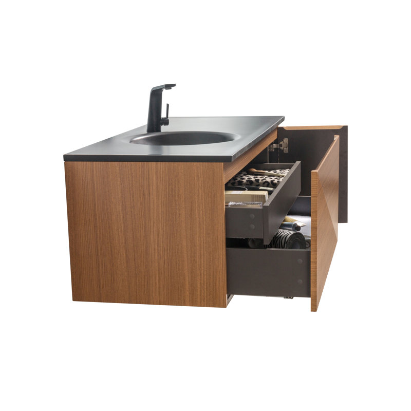 Ensemble de meuble-lavabo mural simple 47 po