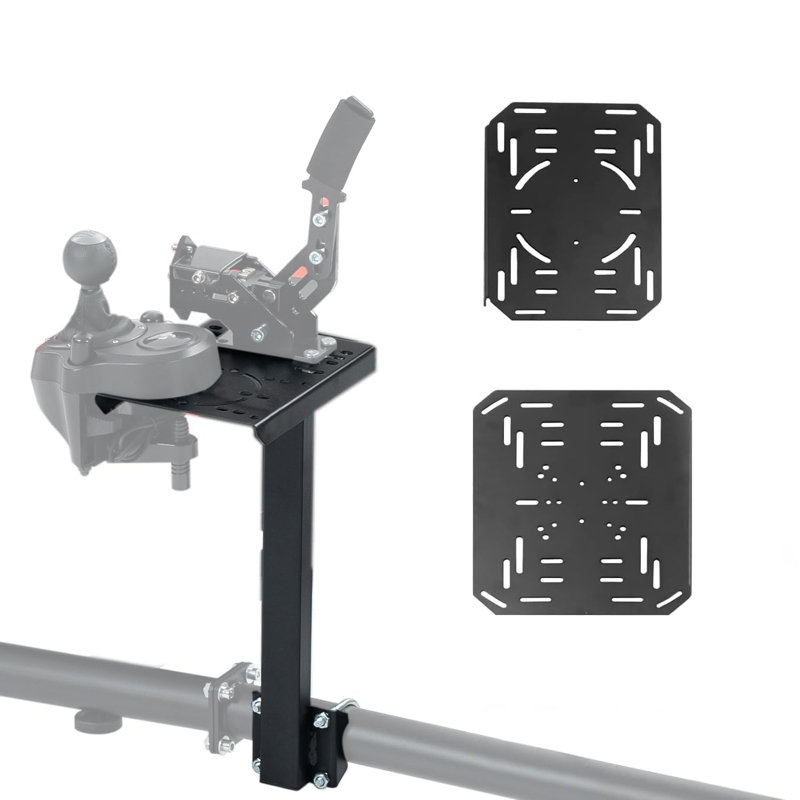 Racing Simulator Cockpit Gear Shift Platform Fit For 50mm Round Tube Driving Simulation Cockpit Including 3 Platforms