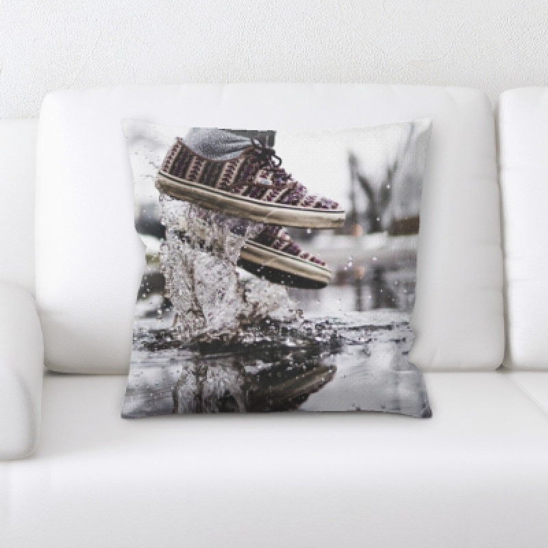 Microsuede Throw Pillow