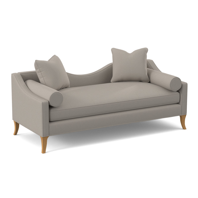 Audrey Chaise Lounge, Amber, Maya Wheat Polyester Blend