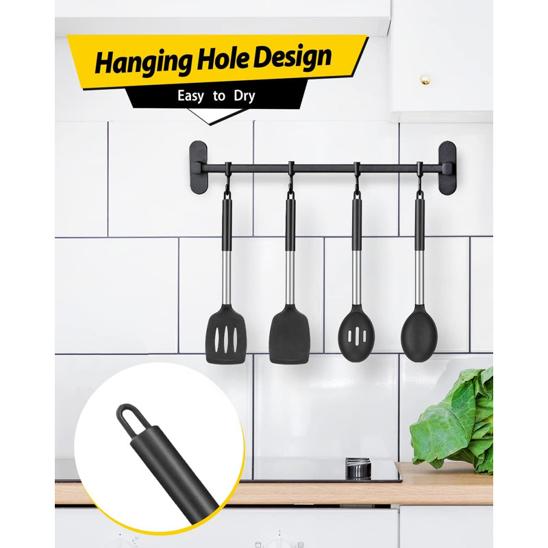 Pack of 4 Silicone Cooking Utensils Set