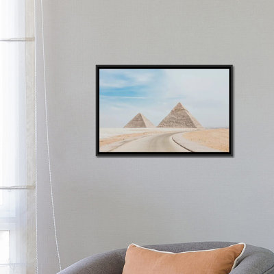 Pyramides d'Egypte par Luke Anthony Gram - impression sur toile tendue
