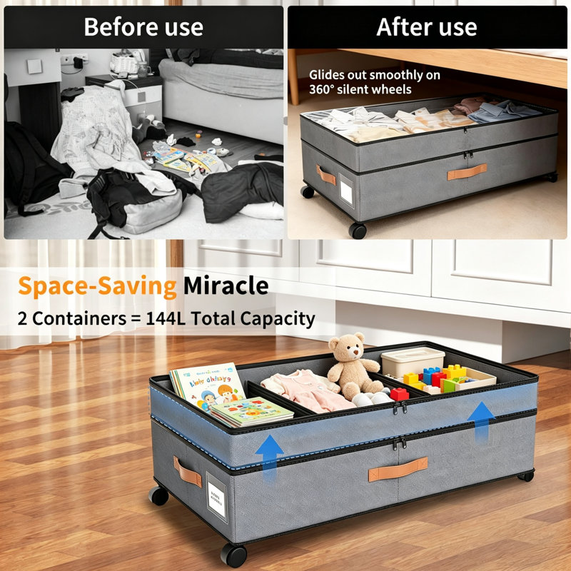 Rebrilliant Underbed Storage