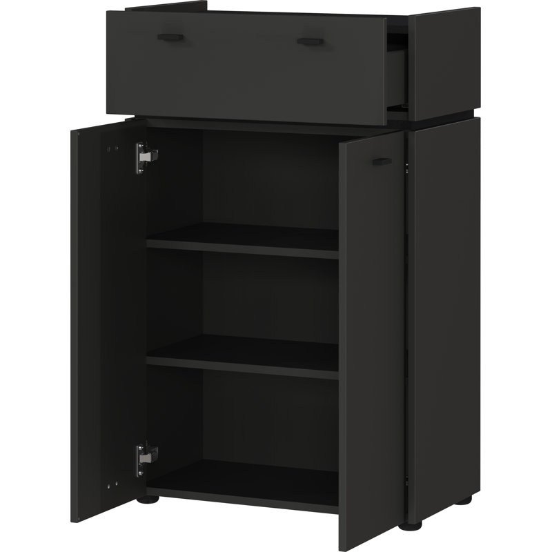 Lorryann Freestanding Bathroom Cabinet, Graphite