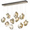 Riza 10 - Light Kitchen Island Geometric Pendant