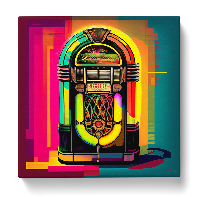 Jukebox Fauvism - No Frame Print