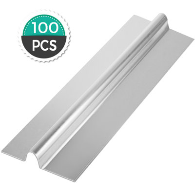Plaques de transfert de chaleur PEX en aluminium 2 pi dans un ensemble de système de chauffage par le sol L 24 po x l 4,25 po