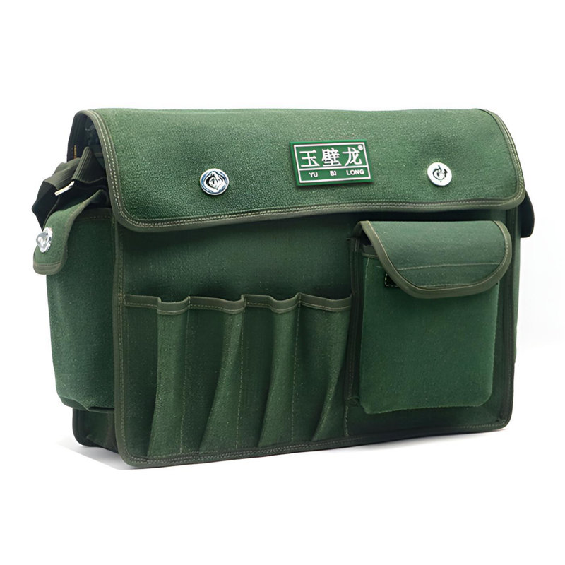 Durable Multi Functional Canvas Tool Bag For Electrician And Repair Storage