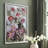 Zinnia I Framed Print - Solid Wood-1041321877-1041321874