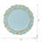 6 Pack Plastic Charger Plate, D14"