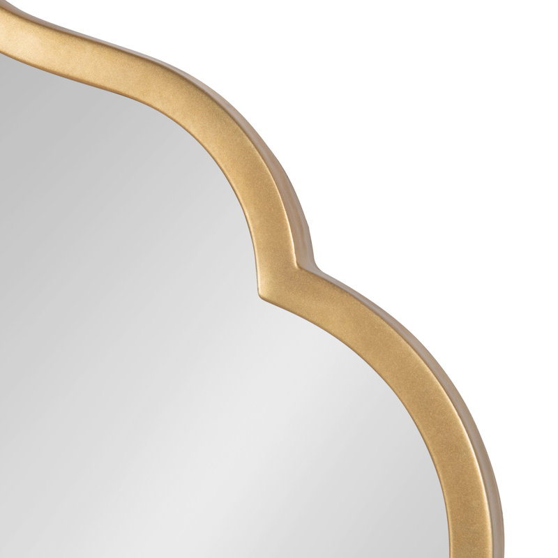 Miroir d'appoint Passabe Glam, Doré, 20 po x 30 po