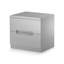 Mulak 45cm W Manufactured Wood Bedside Table-1352816935