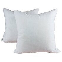 YSTHER Set of 2, Down and Feather Pillow Inserts/Throw Pillows, Double Fabric, 1