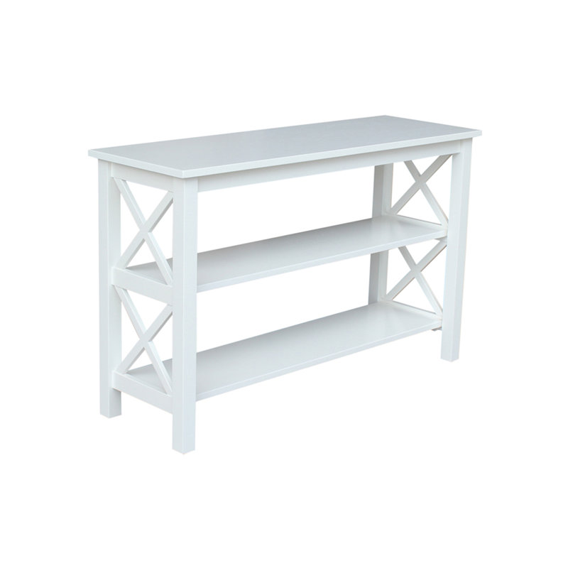  Rossitano 48'' Solid Wood Console Table, White