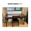 Modern Minimalist Black Walnut Desk-153917642