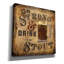 «Strong And Stout» par Art Licensing Studio, art mural sur toile, 18 x 18 po-329349594