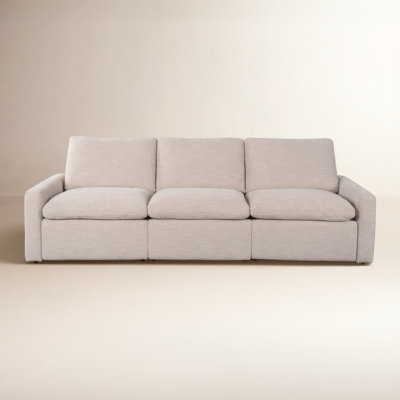 Downing 111" Genuine Leather Reclining Sofa