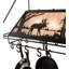 Moose at Lake Handcrafted Hanging Pot Rack