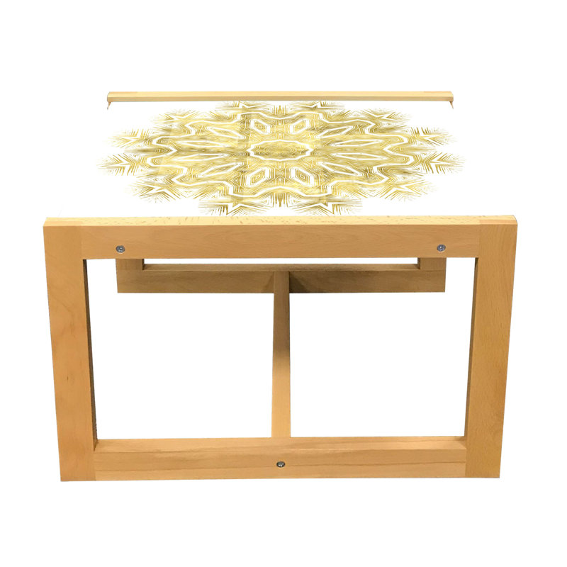 Jaishan Trestle Coffee Table, 40cm H x 46.5cm W x 62cm D