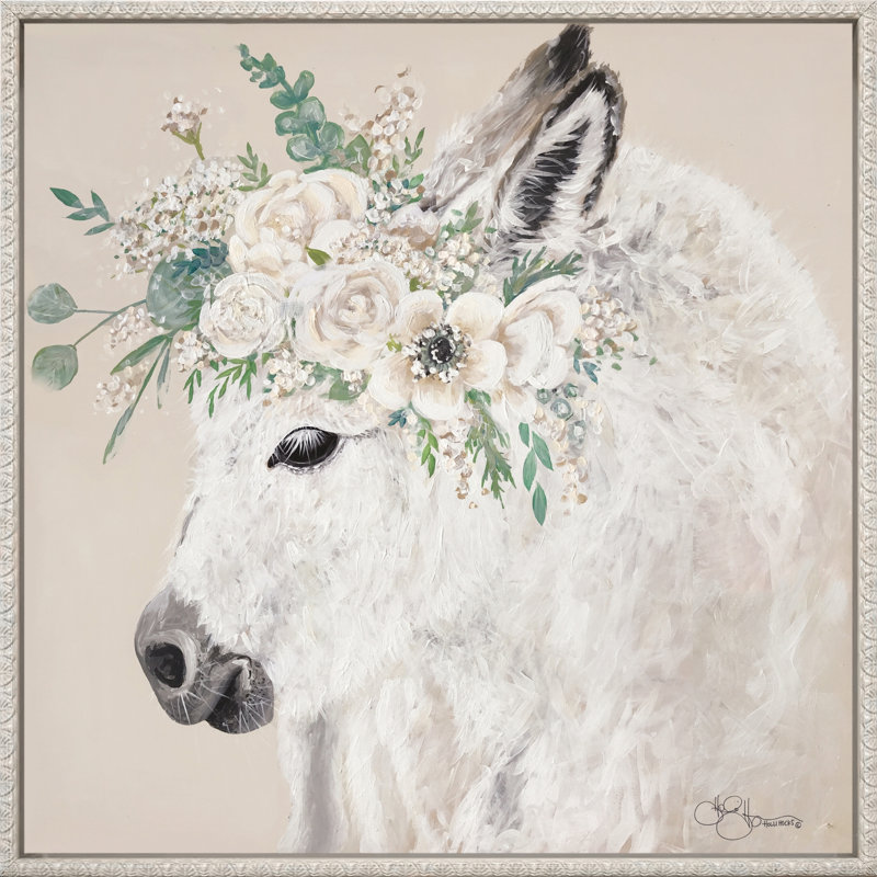 «Hope the Donkey», art mural sur toile