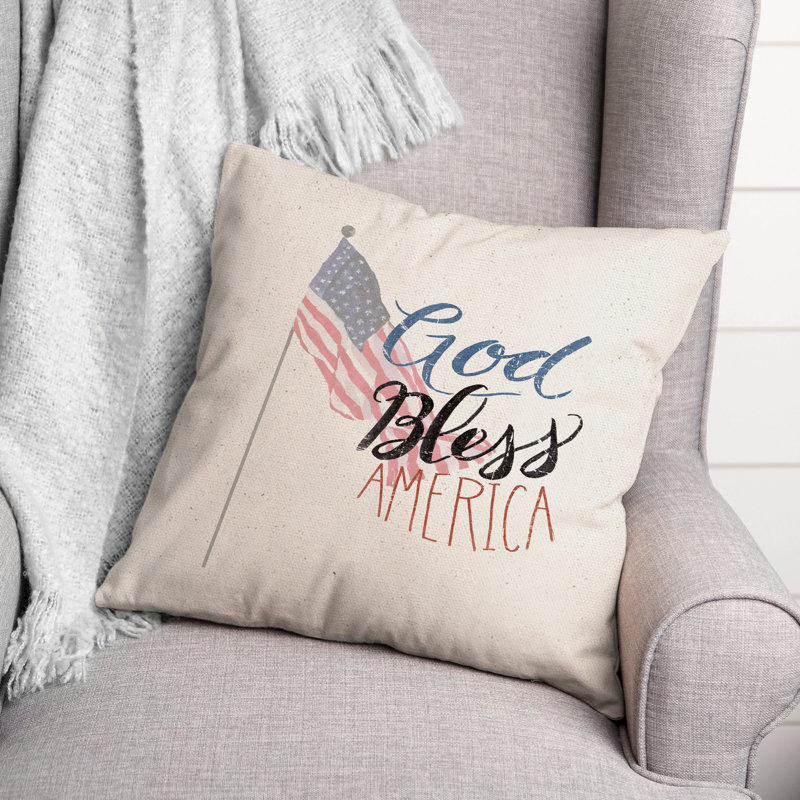 Reversible Throw Pillow, 18" x 18"