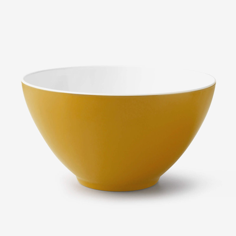 Zeal Melamine Salad Bowl, Mustard