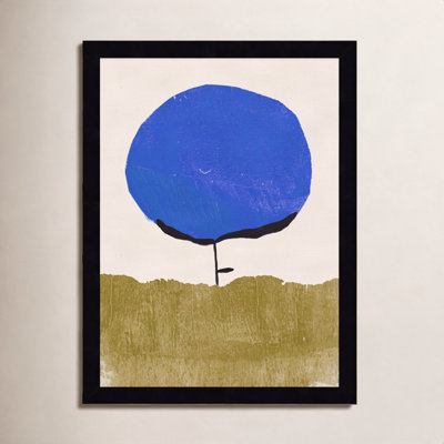 Blue Flower Print by Alisa Galitsyna