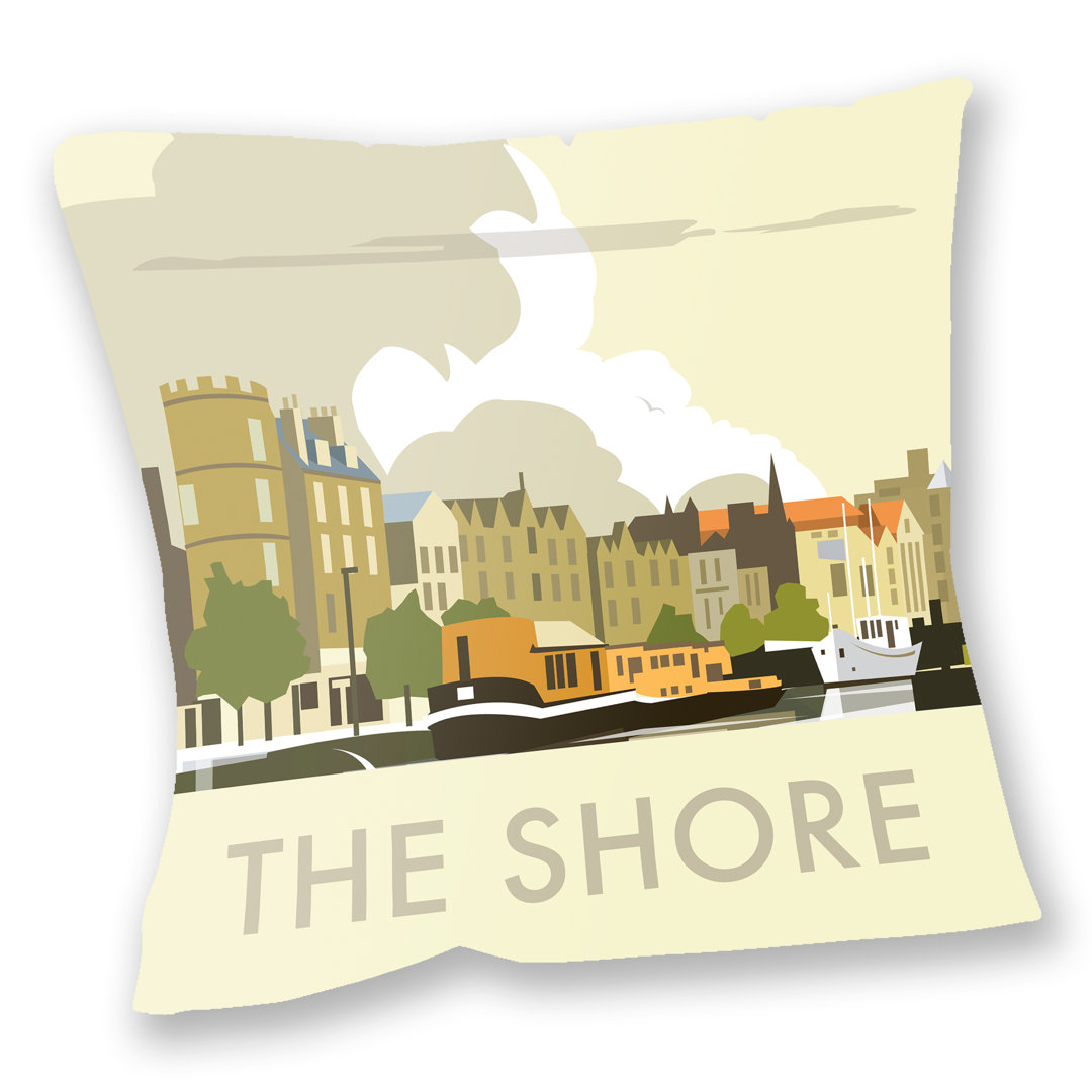 Brandt Dave Thompson Illustrated Travel Collection Square Throw Cushion