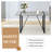 Rectangular Pedestal Dining Table Set-2070566453-2070566455
