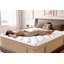 Matelas hybride ferme très grand LUMERIS 14 po avec mousse viscoélastique gélifiée et support à 7 zones, lit dans une boîte-717921291-713296469
