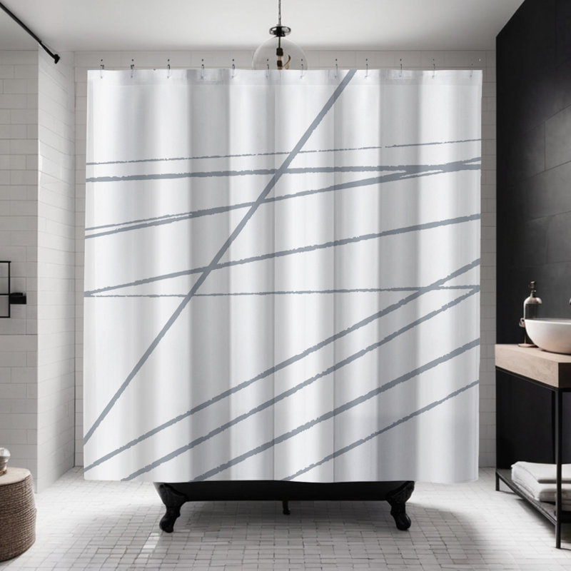 Rideau de douche Kipp, Gris