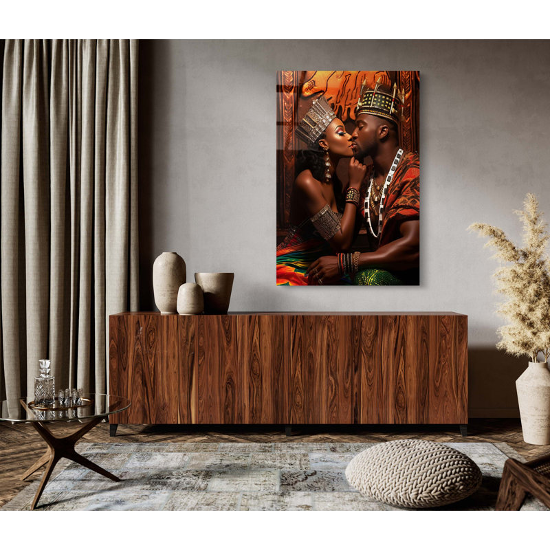 «African Love» - impression sans cadre, H 36 po x l 24 po x P 1 po