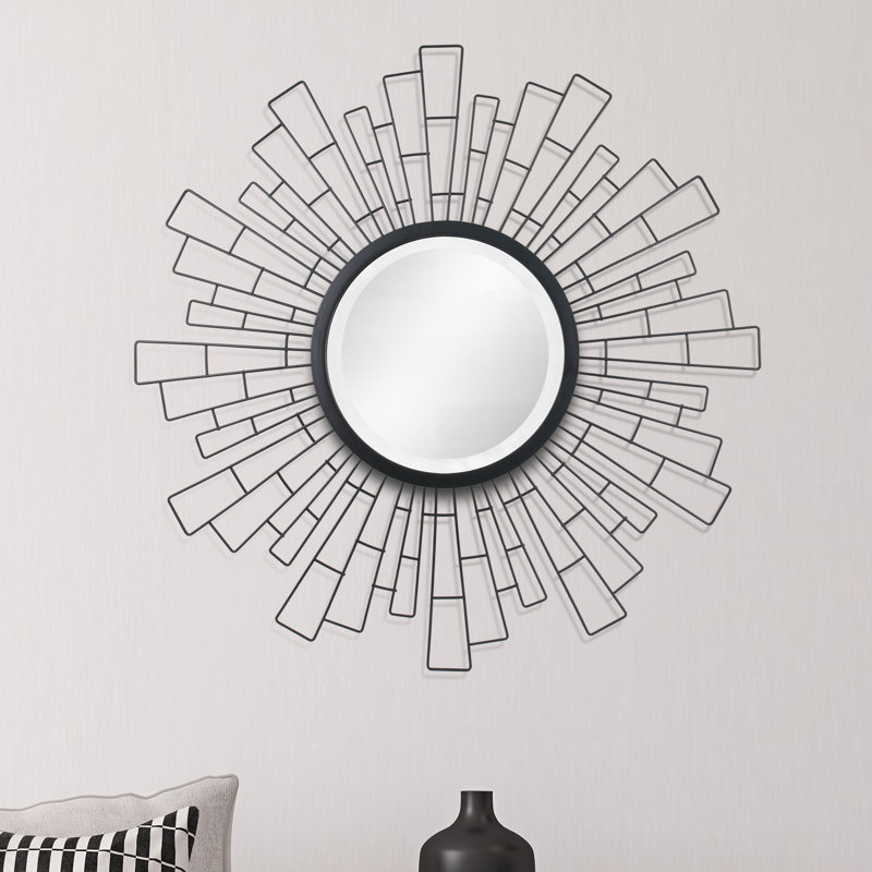 Andelain Metal Flat Wall Mirror