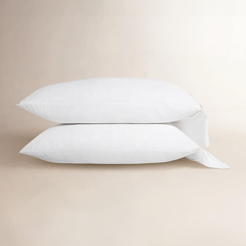 Langston Bamboo Machine Woven Pillowcase - Set of 2, King, White