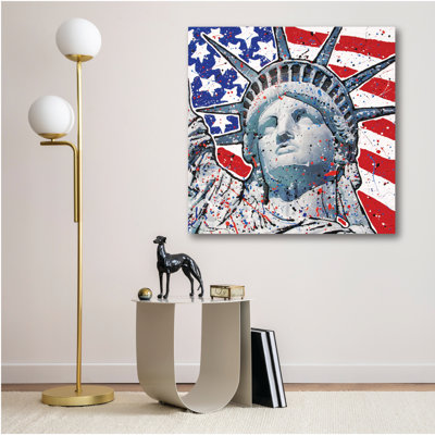 Série Studio - Statue de la Liberté II - Toile tendue avec châssis - Collection Hammontree