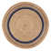 Natural Fiber Braided Round Area Rugs